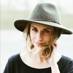 Barbour Tack Fedora in Olive Mélange